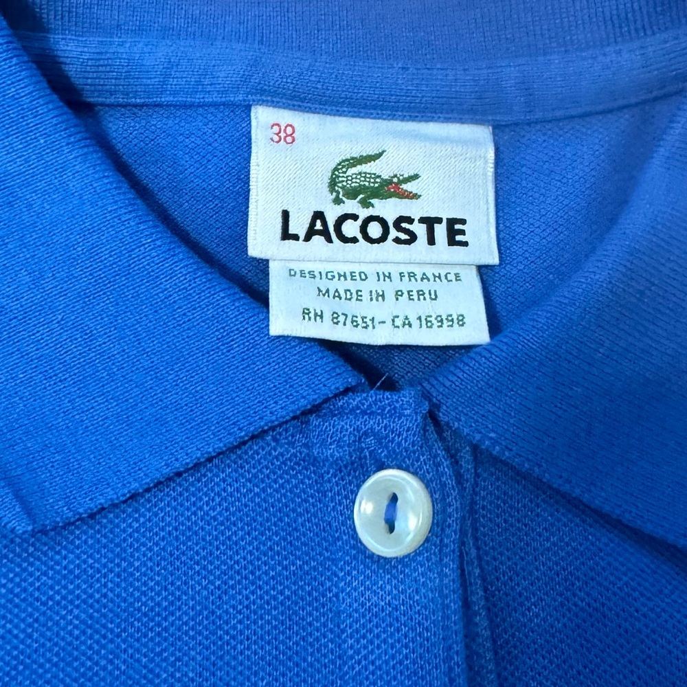 Lacoste Blue Polo Shirt